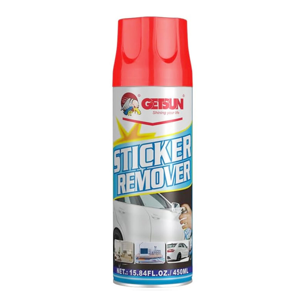 GETSUN Sticker Remover Spray, 450ml, Removes Adhesives from Surfaces