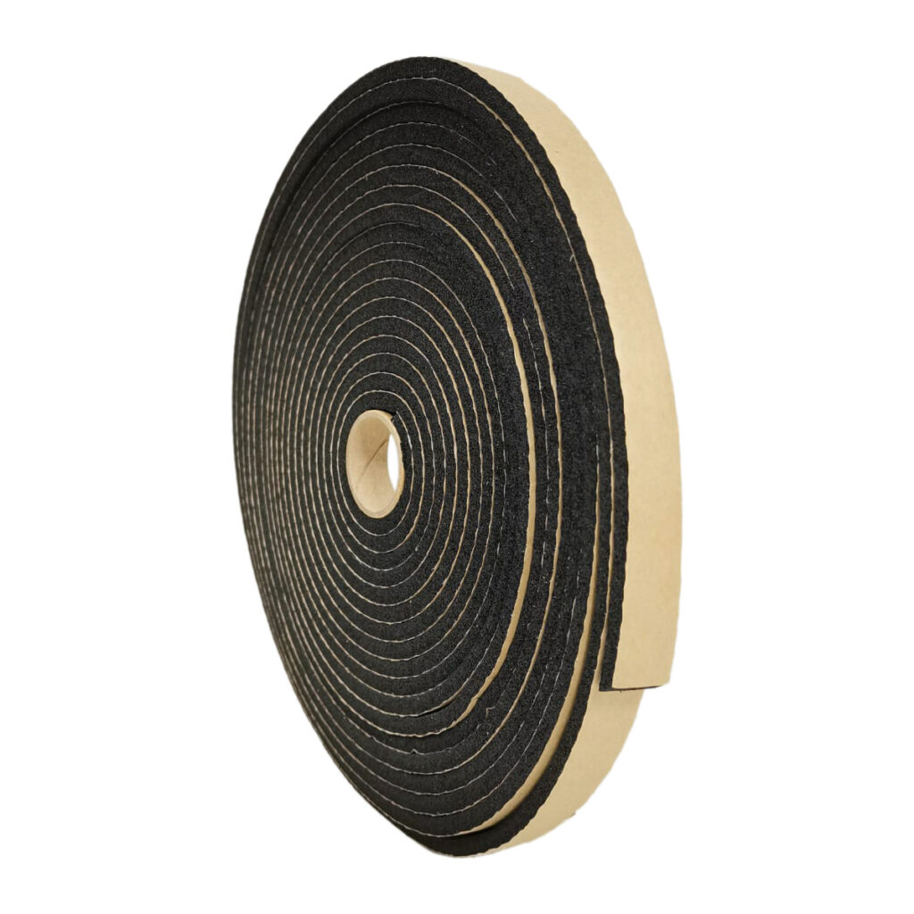 High Density Self Adhesive Foam Seal Tape 10mm x 10m | Single Side Sticky Weather Strip | Door & Window Gap Sealing Tape | Soundproof, Dustproof, Waterproof Insulation Foam Strip
