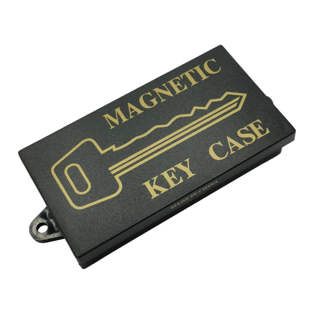 Magnetic Key Holder Case for Car | Heavy-Duty Spare Key Storage Box with Strong Magnet | Hidden Auto Emergency Key Case