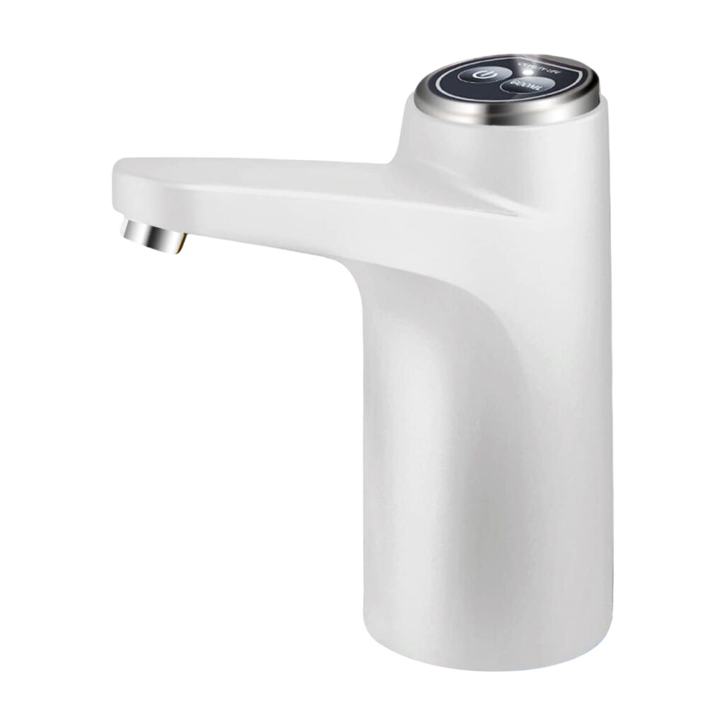 krawn Automatic Electric Water Dispenser Pump for Rechargeable USB Water Pump with 800mAh Battery, One Touch Operation, Leak Proof Drinking Water Dispenser for Home Office Kitchen Camping kw-48706