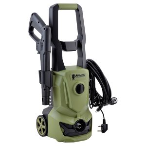 AIRMAN High Pressure Washer 1600W 125 Bar Electric Pressure Washer SK103-16H with Foam Gun, Self Suction Function, 5.5 LPM Water Flow, Car Bike Floor Wall Cleaner, Home Garden Vehicle Cleaning Machine