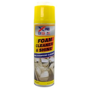 X-PRO 99 Foam Cleaner & Shine Multi-Purpose Cleaner Spray 600g | Car Interior Cleaner for Seats, Dashboard, Leather, Fabric, Plastic | Powerful Foaming Action, Low Moisture, Deep Cleaning & Fresh Fragrance X99-577