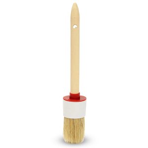 Car Detailing Cleaning Brush with Natural Soft Bristles | Interior & Exterior Auto Detailing Brush | Scratch-Free Dust & Dirt Removal Tool