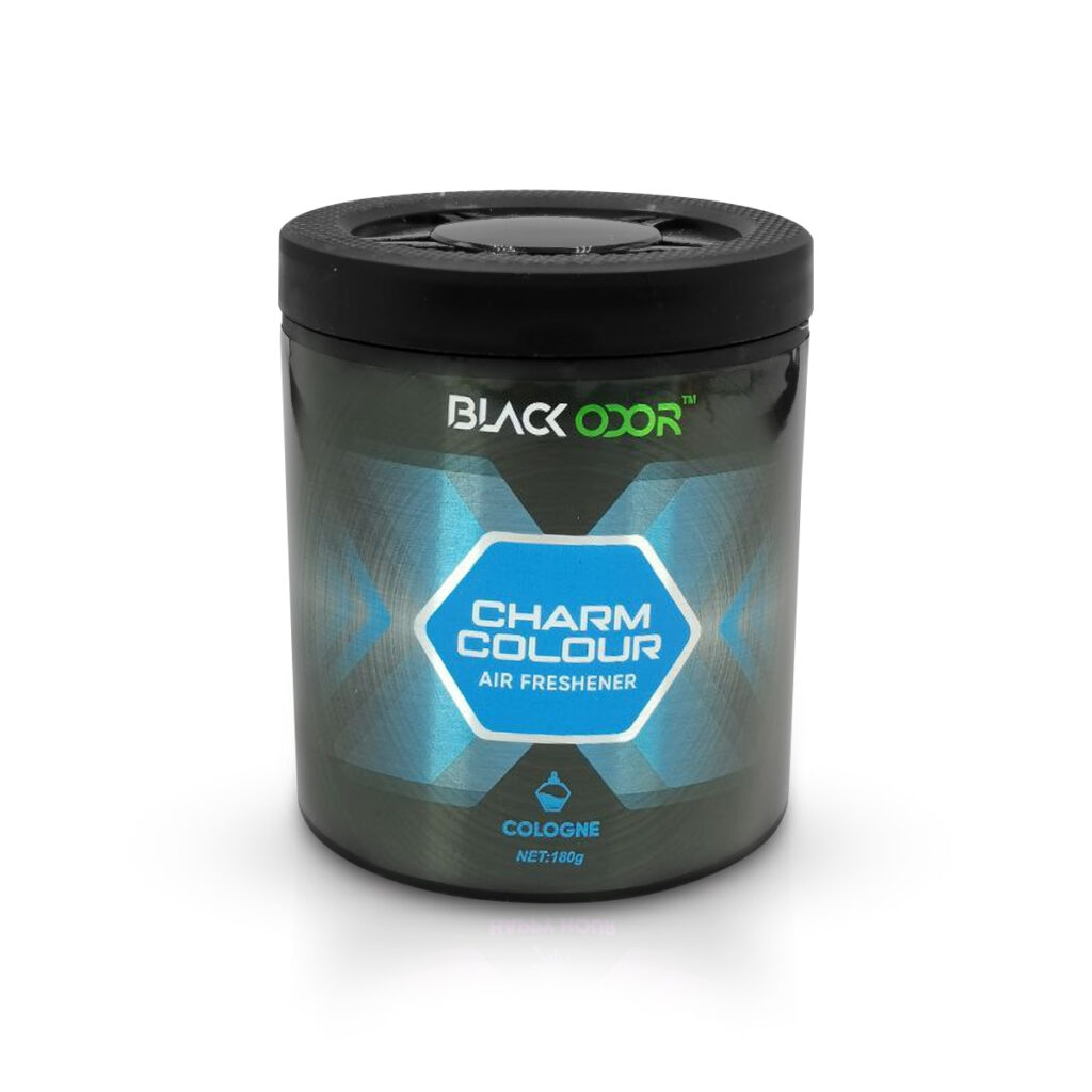 BLACK ODOR Charm Colour Cologne Gel Air Freshener 180g, No Gas Car Air Freshener, Long Lasting Cologne Fragrance for Car, Home, Office, Bedroom, Living Spaces