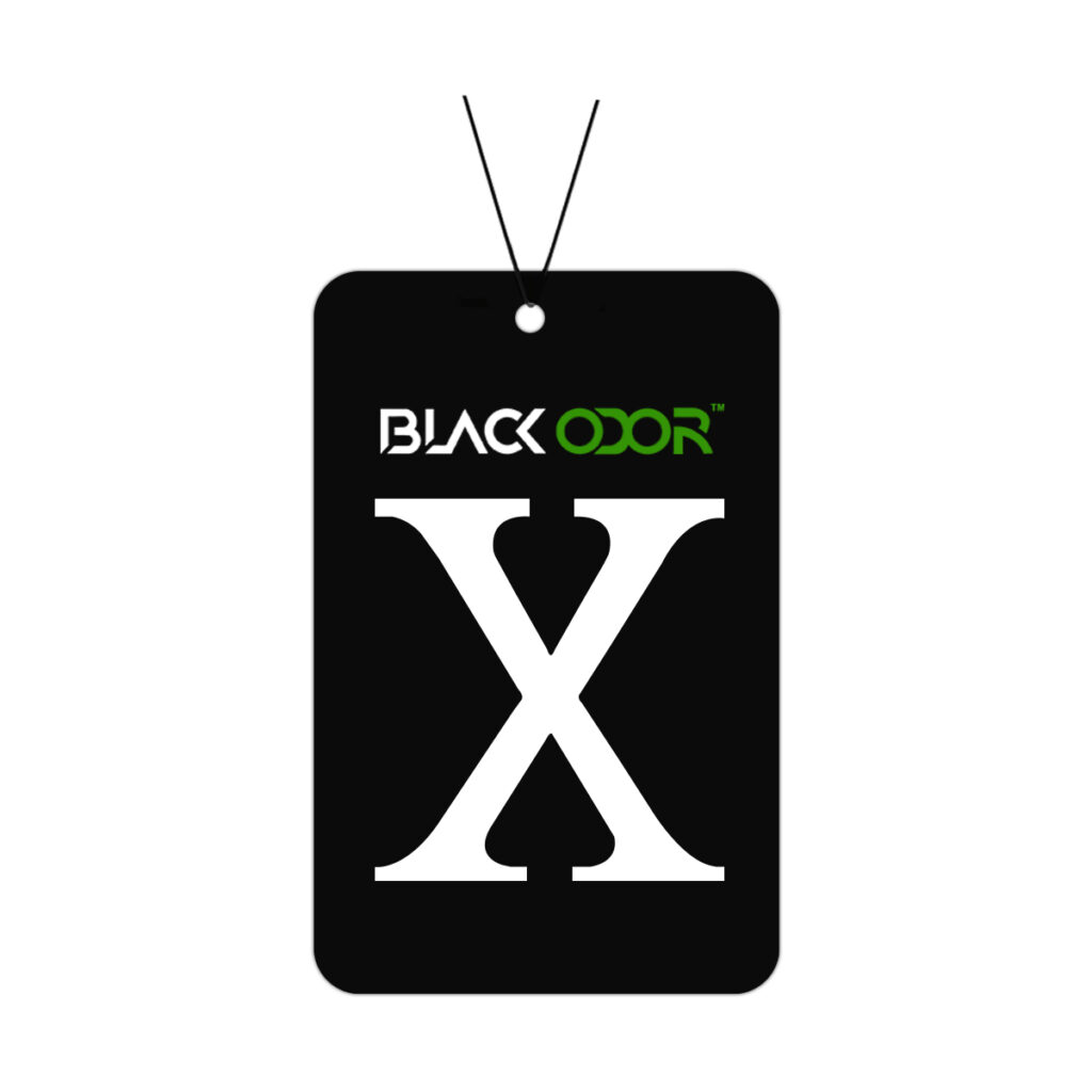 BLACK ODOR X Vanilla Hanging Air Freshener | Long-Lasting Car Perfume with Vanilla Fragrance | Eco-Friendly, Non-Toxic, No Gas Odor Eliminator for Car, Home & Office