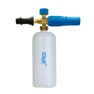 DVX by Divortex 1 Liter High Pressure Foam Cannon | Adjustable Snow Foam Lance for Car & Bike Wash | Brass Connector, Wide Spray Pattern | Pressure Washer Foam Bottle