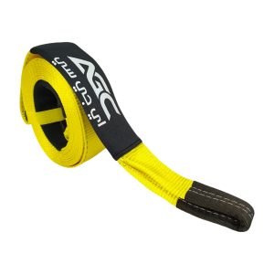 AGC 12 Ton Heavy-Duty Tow Rope Strap | 12000 KG Minimum Breaking Strength | 6 Meter Length, 8 CM Width Vehicle Recovery Strap (Item No: TR003)