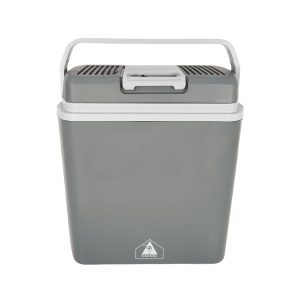 Safari SF029 12V Thermoelectric Cooler & Warmer Box | Portable Car Refrigerator & Food Warmer | Hot & Cold Storage Box for Car, Travel, Camping & Picnic | Electric Cooling Box with Carry Handle (Grey)