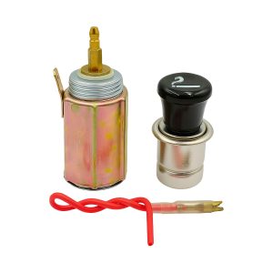 12V Car Cigarette Lighter Assembly | Universal Auto Cigarette Lighter Socket Plug | Push-Type Igniter with Heating Coil | Metal Body | Replacement Lighter for Cars, Trucks & SUVs