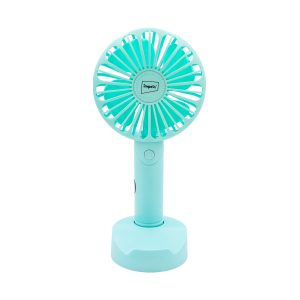 IMPEX USB Rechargeable Handheld Mini Fan | Portable Personal Cooling Fan with 1200mAh Battery | Lightweight Silent Hand Fan for Travel, Office, Home & Outdoor Use HF-01