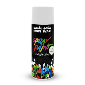 SAFI WAX Spray Paint SFW-P-40 (Gloss White) 450ML – High Coverage, Fast Dry, Smooth Finish Multi-Surface Aerosol Paint