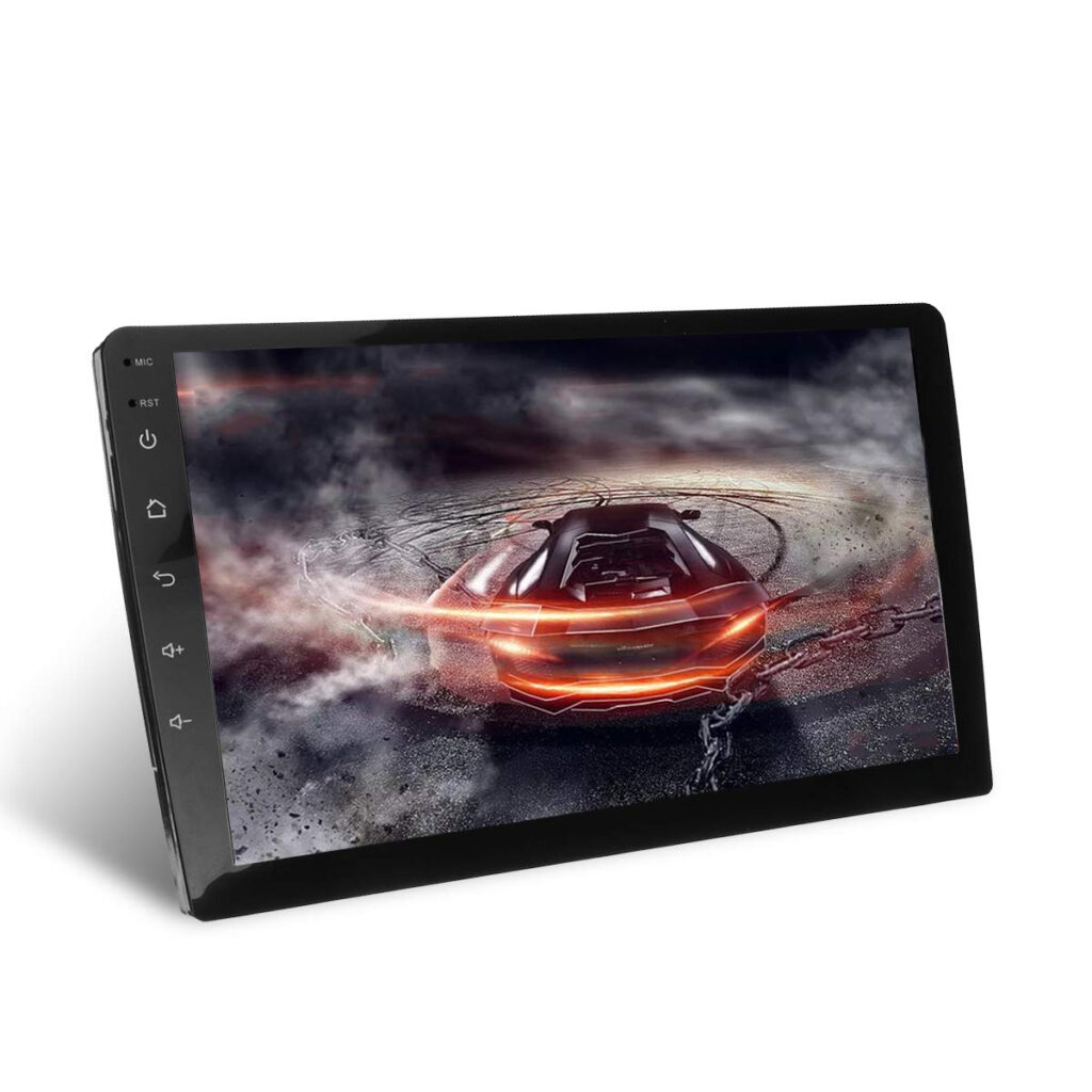 9 Inch Touchscreen Car Stereo Multimedia Player | HD 1080P | CarPlay & Android Auto | FM, USB, SD Card, AUX | Rear Camera Support | Plug & Play In-Car Audio System